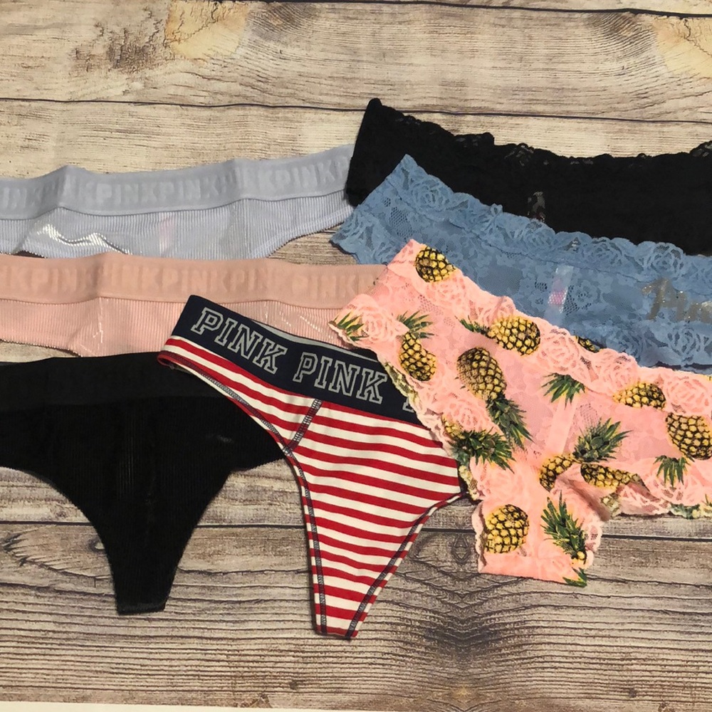 Victoria’s Secret PINK Panties Lot of 7 NEW